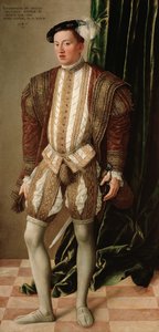 Portret van Ferdinand II, aartshertog van Oostenrijk door Jakob Seisenegger