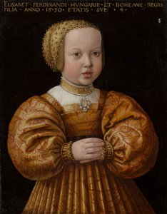 Portret van Elisabeth van Oostenrijk op vierjarige leeftijd, 1530