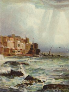 Joppa (kleur litho) door James (after) Clark