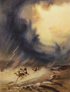 Onweer en hagel, Sinaï