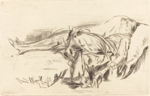 Een kind op een bank, nr. 2, ca. 1873-1875