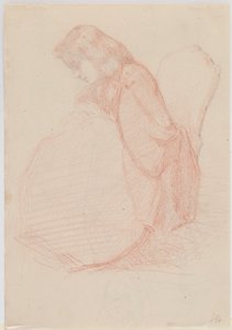 Een tweezijdige tekening van Fumette en dansende clowns door James Abbott McNeill Whistler