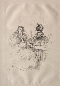 Middagthee, Mevr. Phillips en Mevr. Charles Whibley