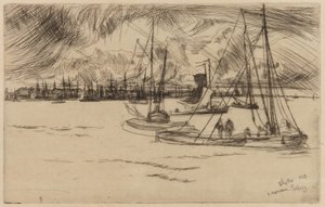 Amsterdam, vanaf het Tolhuis, 1863
