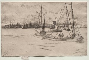 Amsterdam vanaf het Tolhuis, 1863