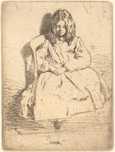 Annie zittend door James Abbott McNeill Whistler