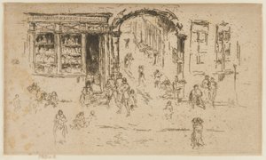 Boog, Brussel door James Abbott McNeill Whistler