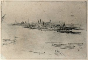 Battersea, Dageraad door James Abbott McNeill Whistler