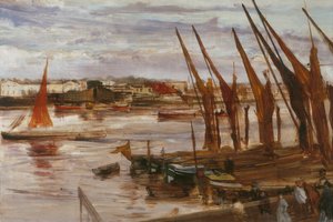 Battersea Reach door James Abbott McNeill Whistler