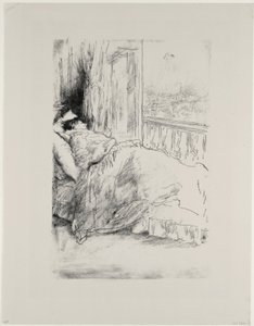 Bij het balkon door James Abbott McNeill Whistler