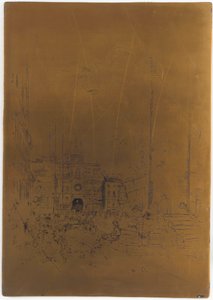 Geannuleerde Drukplaat voor De Piazzetta, 1879-1880