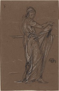 Geklede vrouwelijke figuur, 1870-1873