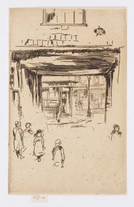 Drury Lane, c.1880-81 door James Abbott McNeill Whistler