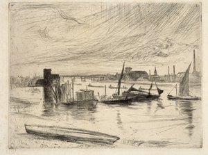 Vroege ochtend, Battersea, 1861