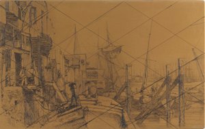 Etsplaat: Limehouse, 1859
