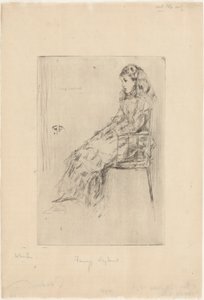 Fanny Leyland, 1873 door James Abbott McNeill Whistler