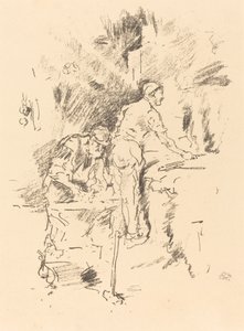 Vader en zoon, 1895 door James Abbott McNeill Whistler