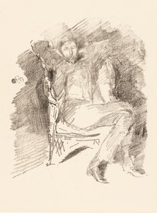 Vuurlicht: Joseph Pennell nr. 1 door James Abbott McNeill Whistler