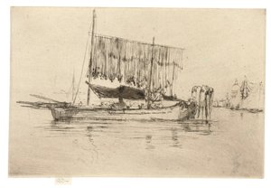Vissersboot, 1879-80 door James Abbott McNeill Whistler