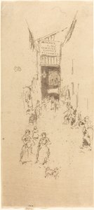 Fleur de Lys Passage, ca. 1886-1888 door James Abbott McNeill Whistler