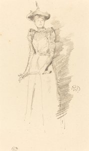 Gants de Suède, 1890 door James Abbott McNeill Whistler