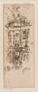 Gouden Huis, Brussel, 1887 door James Abbott McNeill Whistler