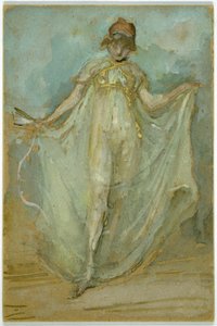 Groen en Blauw: De Danseres door James Abbott McNeill Whistler