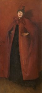 Harmonie in Rood: Lamplicht, 1884-86 door James Abbott McNeill Whistler