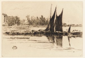 Hurlingham, 1879 door James Abbott McNeill Whistler