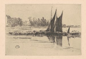 Hurlingham, 1879 door James Abbott McNeill Whistler