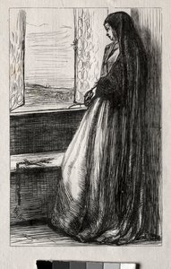 Illustratie voor Graaf Bruckhardt in Once a Week door James Abbott McNeill Whistler
