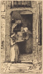 De mosterdverkoopster door James Abbott McNeill Whistler