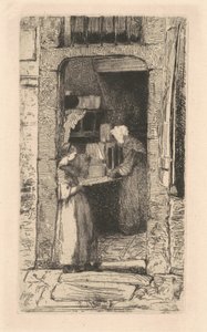 De mosterdverkoopster, 1858 door James Abbott McNeill Whistler