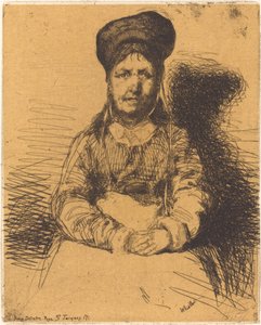 La Retameuse, 1858 door James Abbott McNeill Whistler