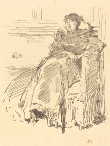 La Robe Rouge, 1894 door James Abbott McNeill Whistler