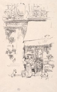 La fruitière de la Rue de Grenelle, 1874 door James Abbott McNeill Whistler