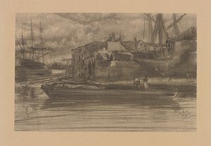 Limehouse, 1878 door James Abbott McNeill Whistler