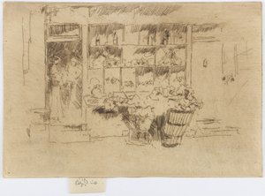 Kleine groentewinkel, Chelsea, ca. 1884-86