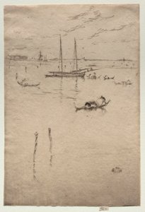 Kleine Lagune door James Abbott McNeill Whistler