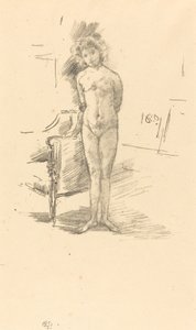 Klein Londen model, 1896 door James Abbott McNeill Whistler