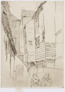 Little Smithfield, c.1877 door James Abbott McNeill Whistler