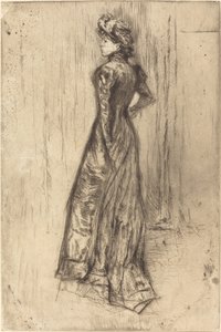 Maud, staand, ca. 1873