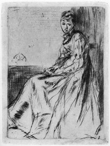 Maude, zittend, 19e eeuw 1904