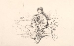 Moeder en Kind, nr. 2, 1890 door James Abbott McNeill Whistler