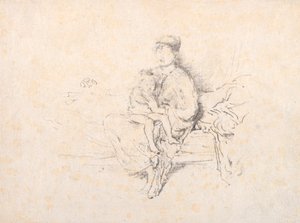 Moeder en kind, nr. 2 door James Abbott McNeill Whistler