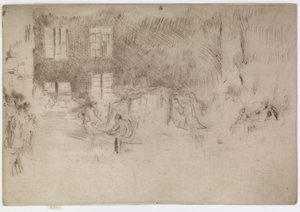 Murano-glasoven, 1879-1880 door James Abbott McNeill Whistler