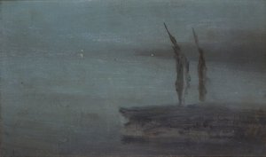 Nocturne door James Abbott McNeill Whistler