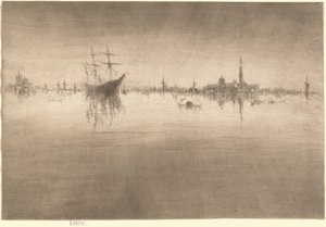 Nocturne, 1879-1880 door James Abbott McNeill Whistler