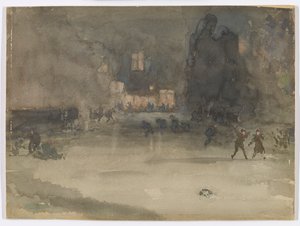 Nocturne: Amsterdam in de Winter, 1882