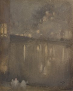 Nocturne: Grijs en Goud Kanaal, Holland, 1882
